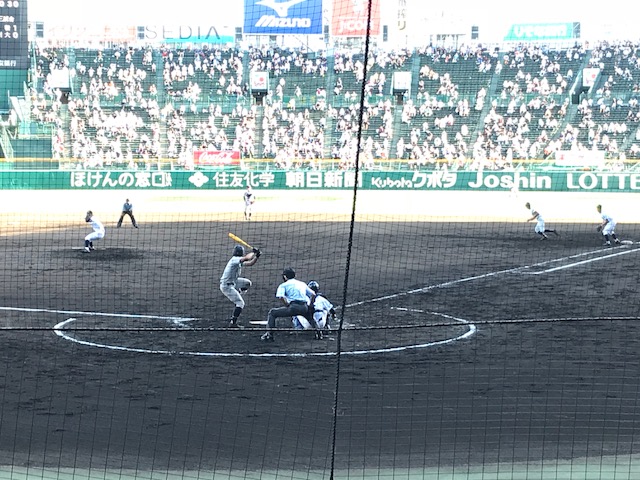 デザオ建設　甲子園　高校野球　立命館宇治