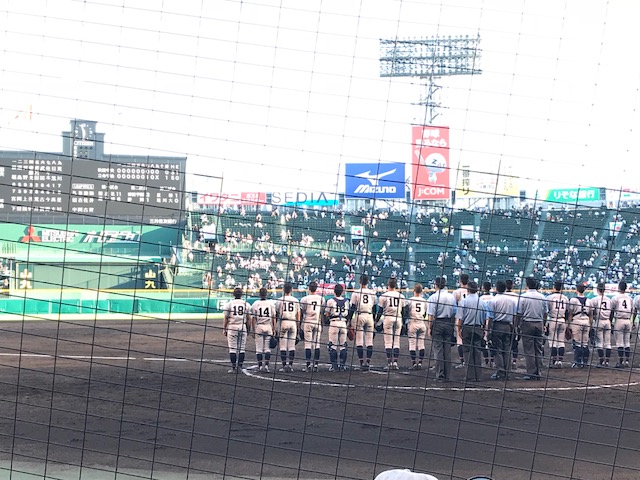 デザオ建設　甲子園　高校野球　立命館宇治