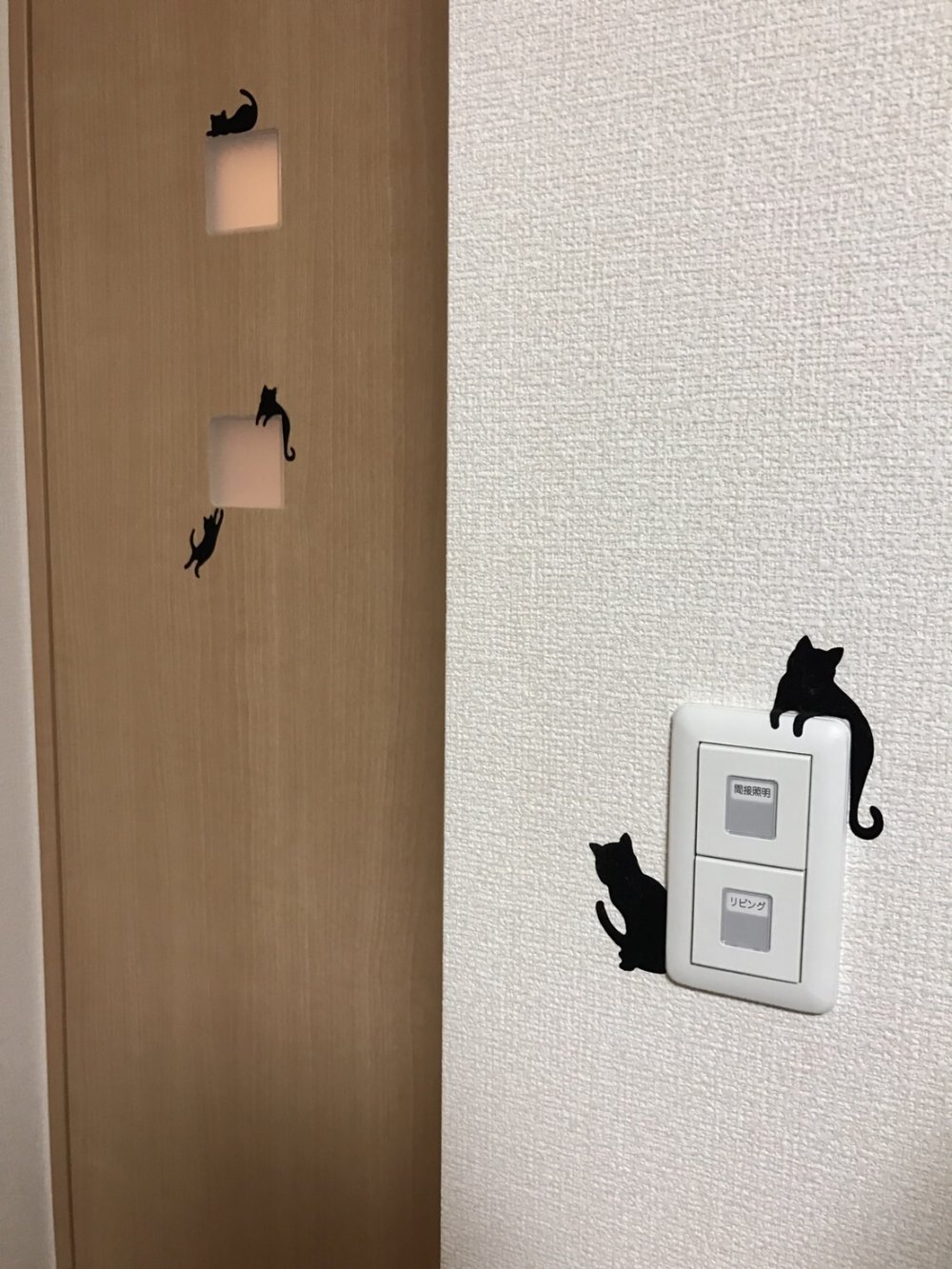 ウォールステッカー（猫）