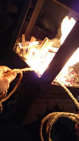 大晦日　八坂神社の神前行事です。